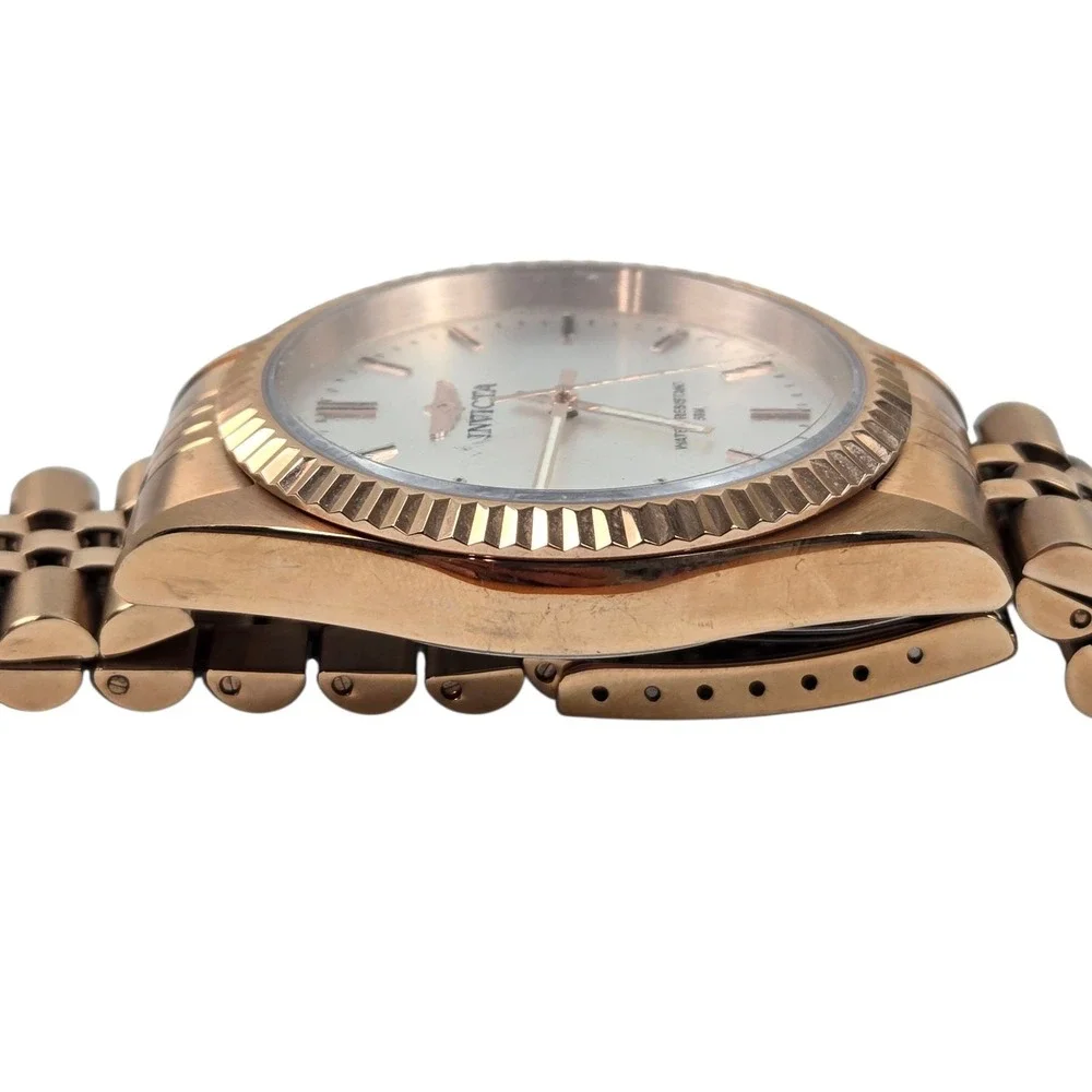 Invicta Specialty Men's Rose Gold Stainless Watch Japan Quartz 29390 NEW No Box